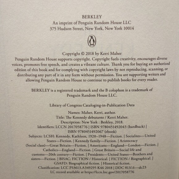 The Kennedy Debutante A Novel By Kerri Maher Hardcover Book - Picture 2 of 3